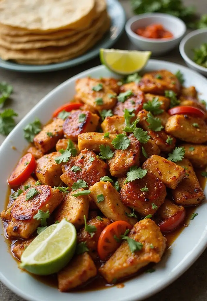 30 Healthy Mexican Dinner Recipes That Taste Amazing - 19. Honey Lime Chicken Fajitas