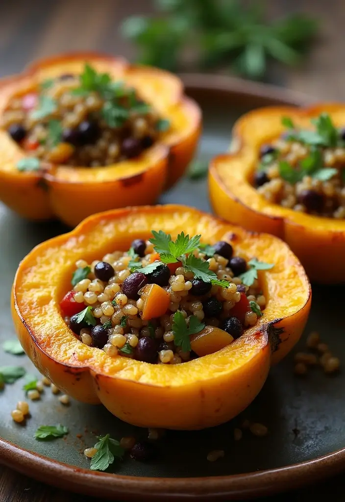 30 Healthy Mexican Dinner Recipes That Taste Amazing - 20. Mexican Stuffed Acorn Squash