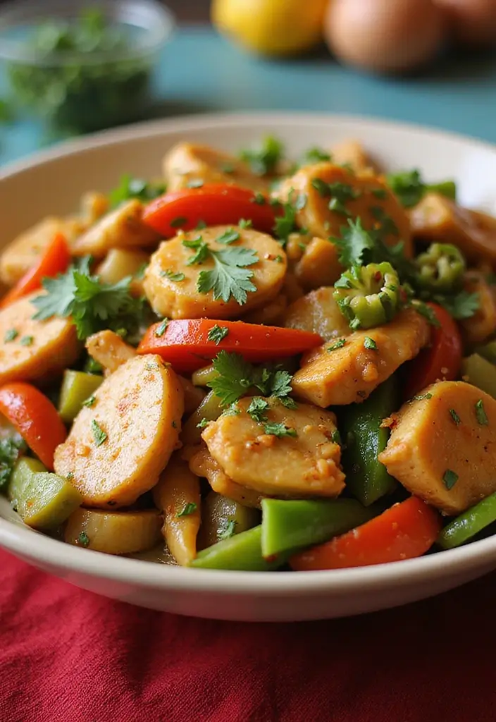 30 Healthy Mexican Dinner Recipes That Taste Amazing - 26. Chicken and Vegetable Stir-Fry