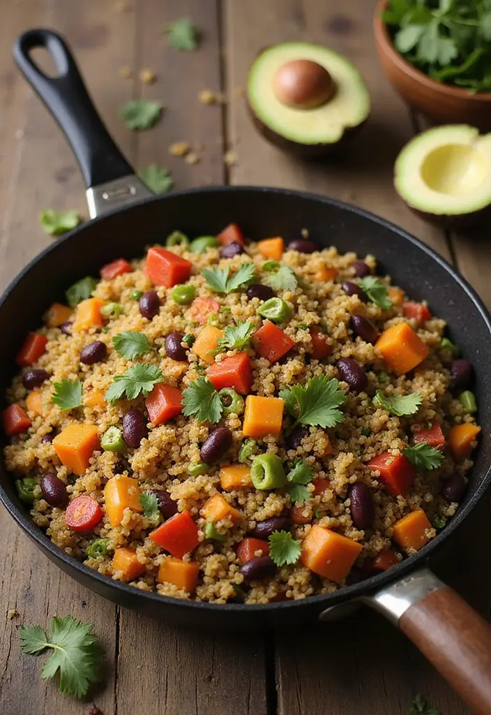 30 Healthy Mexican Dinner Recipes That Taste Amazing - 28. One-Pan Mexican Quinoa Skillet