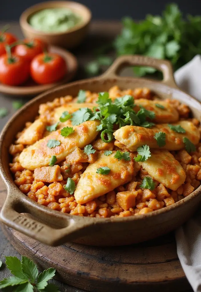 30 Healthy Mexican Dinner Recipes That Taste Amazing - 30. Mexican Chicken and Rice Casserole