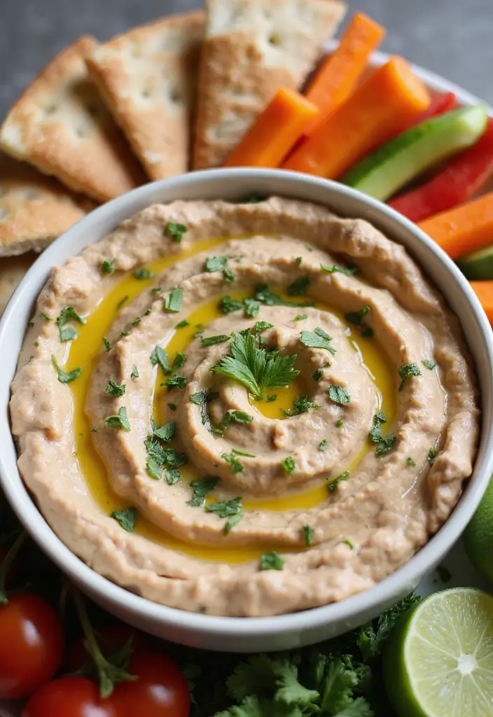 30 Mexican Bean Dip Recipes That Steal the Show - 14. Mediterranean Bean Dip