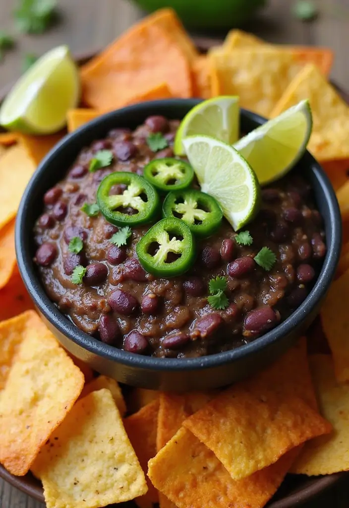30 Mexican Bean Dip Recipes That Steal the Show - 2. Spicy Black Bean Dip