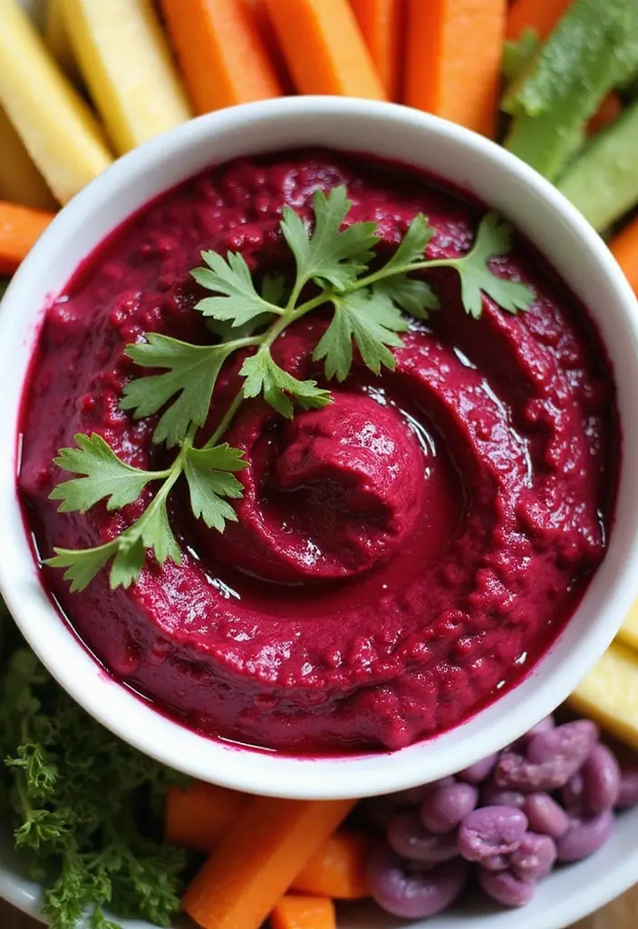 30 Mexican Bean Dip Recipes That Steal the Show - 26. Beet and Bean Dip