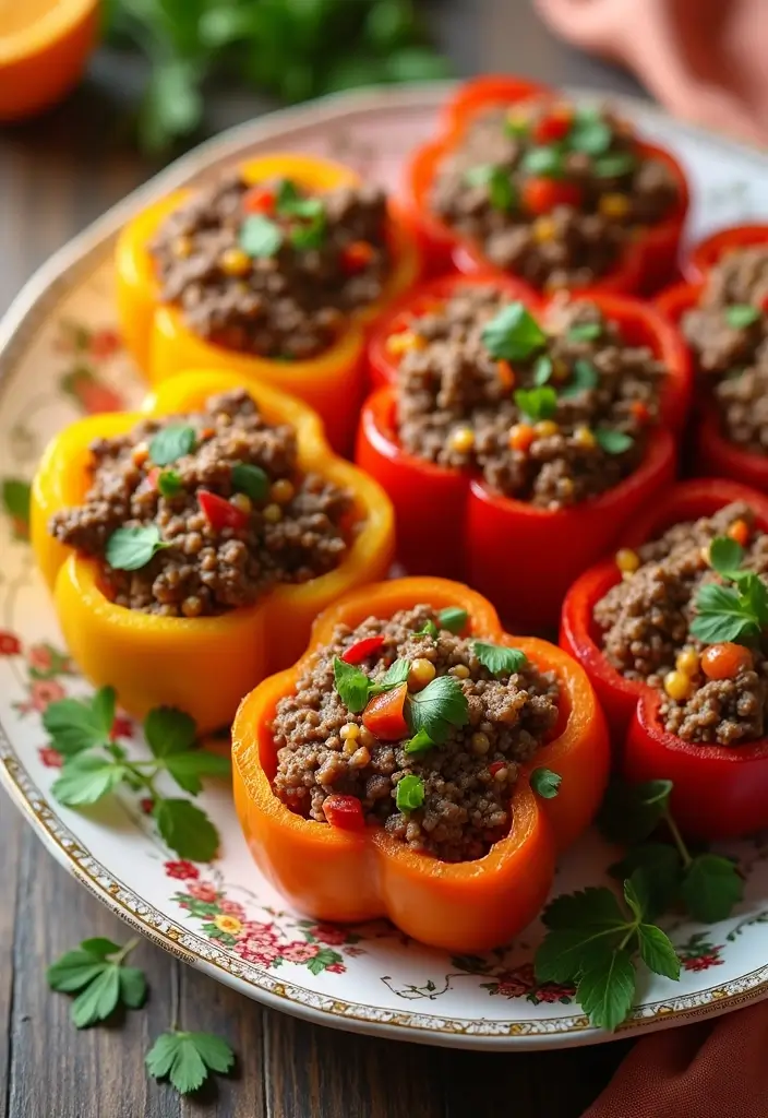 30 Mexican Beef Recipes for Every Occasion 81 30 Mexican Beef Recipes for Every Occasion - 15. Beef Stuffed Peppers