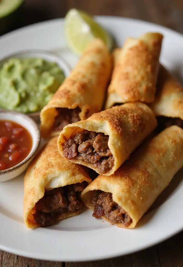 30 Mexican Beef Recipes for Every Occasion 86 30 Mexican Beef Recipes for Every Occasion - 16. Beef Flautas