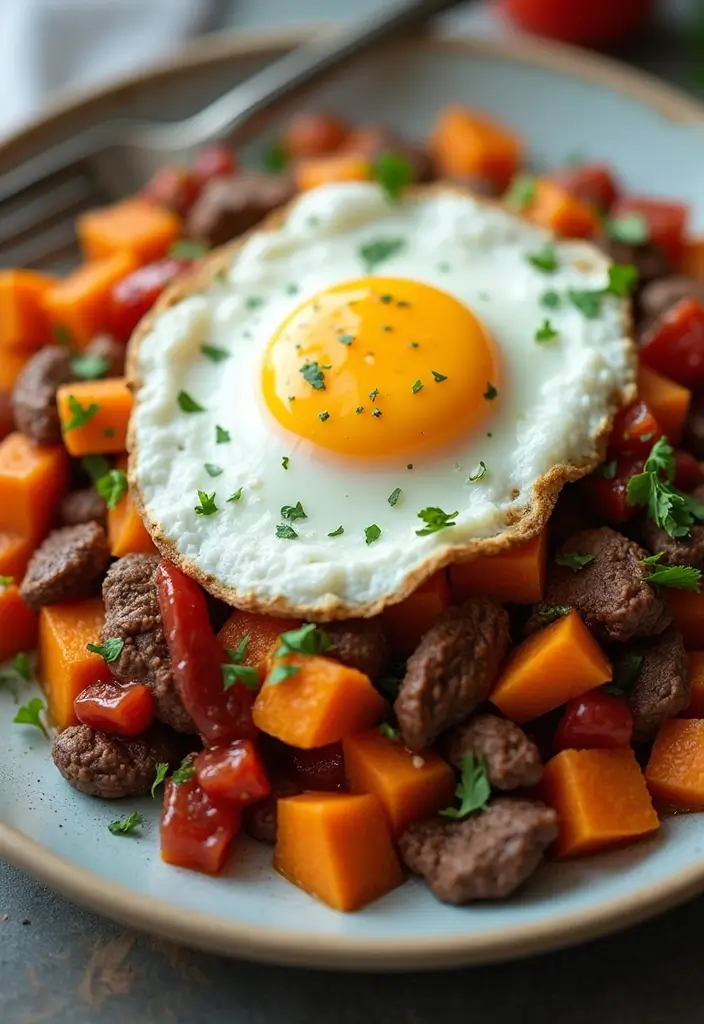 30 Mexican Beef Recipes for Every Occasion 93 30 Mexican Beef Recipes for Every Occasion - 17. Beef and Sweet Potato Hash