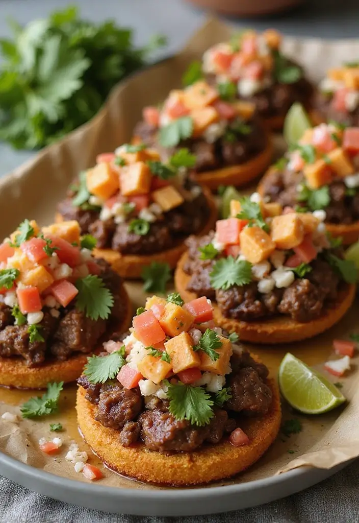 30 Mexican Beef Recipes for Every Occasion 100 30 Mexican Beef Recipes for Every Occasion - 18. Beef Tostones