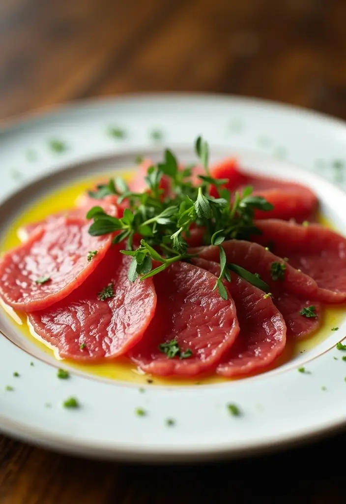 30 Mexican Beef Recipes for Every Occasion 107 30 Mexican Beef Recipes for Every Occasion - 19. Beef Carpaccio