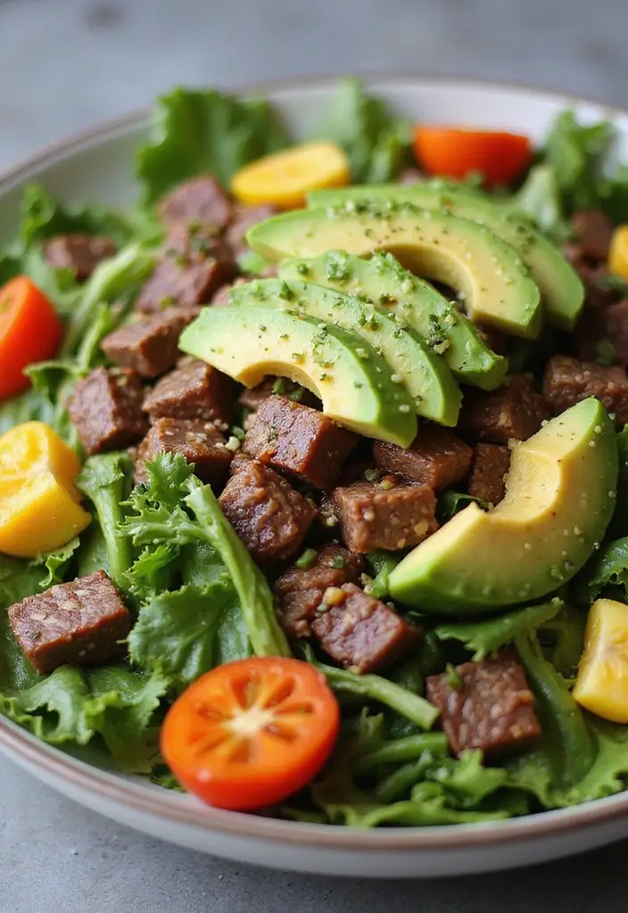 30 Mexican Beef Recipes for Every Occasion 161 30 Mexican Beef Recipes for Every Occasion - 29. Beef and Avocado Salad