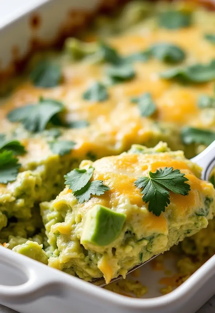 30+ Mexican Casserole Recipes Full of Flavor and Comfort 96 30+ Mexican Casserole Recipes Full of Flavor and Comfort - 18. Creamy Avocado and Cilantro Casserole