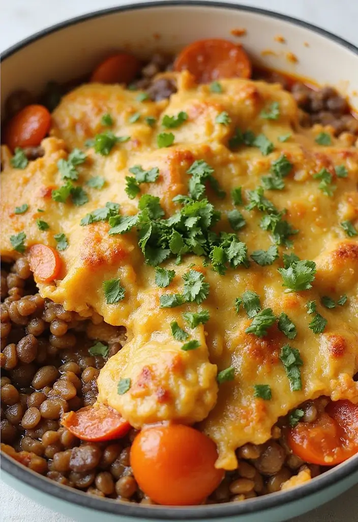 30+ Mexican Casserole Recipes Full of Flavor and Comfort 117 30+ Mexican Casserole Recipes Full of Flavor and Comfort - 21. Lentil and Vegetable Casserole