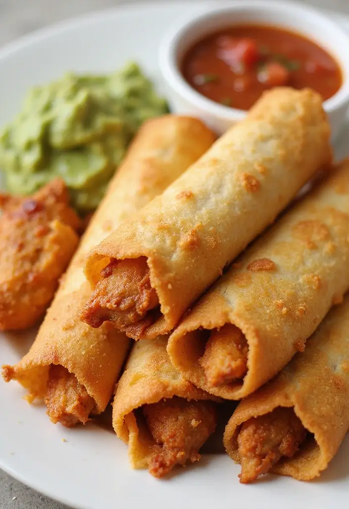 30 Mexican Chicken Breast Recipes for Simple Meals 160 30 Mexican Chicken Breast Recipes for Simple Meals - 28. Chicken Taquitos