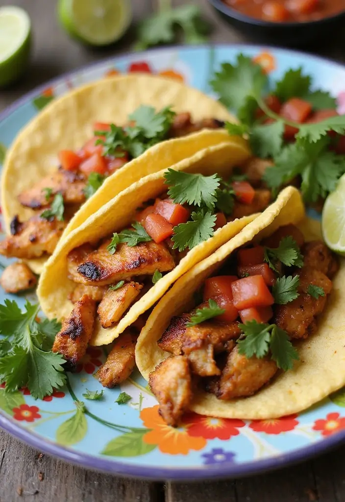 30 Mexican Chicken Dinner Recipes You’ll Actually Crave 1 30 Mexican Chicken Dinner Recipes You’ll Actually Crave - 1. Zesty Grilled Chicken Tacos