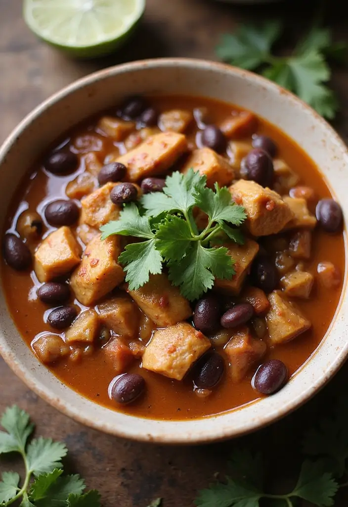 30 Mexican Chicken Dinner Recipes You’ll Actually Crave 119 30 Mexican Chicken Dinner Recipes You’ll Actually Crave - 21. Chicken and Black Bean Chili