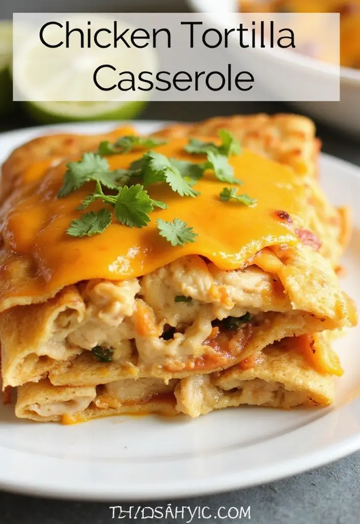 30 Mexican Chicken Dinner Recipes You’ll Actually Crave 152 30 Mexican Chicken Dinner Recipes You’ll Actually Crave - 26. Chicken Tortilla Casserole