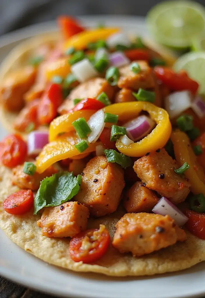 30 Mexican Chicken Tostada Recipes Packed with Flavor 94 30 Mexican Chicken Tostada Recipes Packed with Flavor - 16. Chicken Fajita Tostada