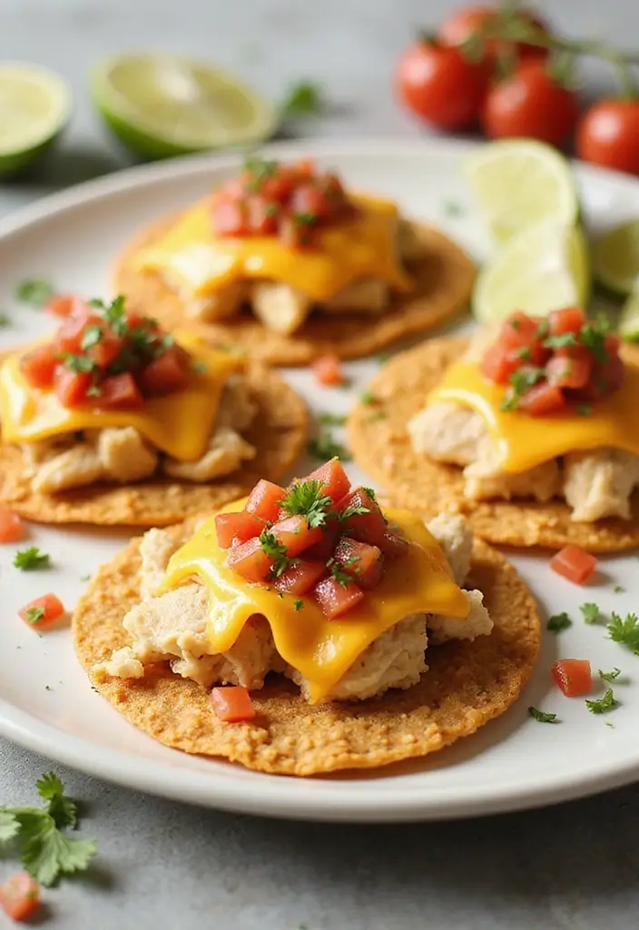 30 Mexican Chicken Tostada Recipes Packed with Flavor 129 30 Mexican Chicken Tostada Recipes Packed with Flavor - 21. Baked Chicken Tostadas