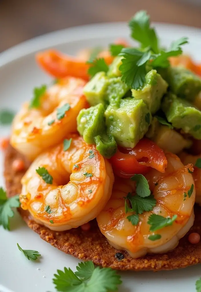 30 Mexican Chicken Tostada Recipes Packed with Flavor 167 30 Mexican Chicken Tostada Recipes Packed with Flavor - 27. Shrimp Scampi Tostada