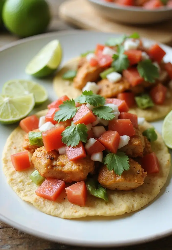30 Mexican Chicken Tostada Recipes Packed with Flavor 53 30 Mexican Chicken Tostada Recipes Packed with Flavor - 9. Cilantro Lime Chicken Tostada