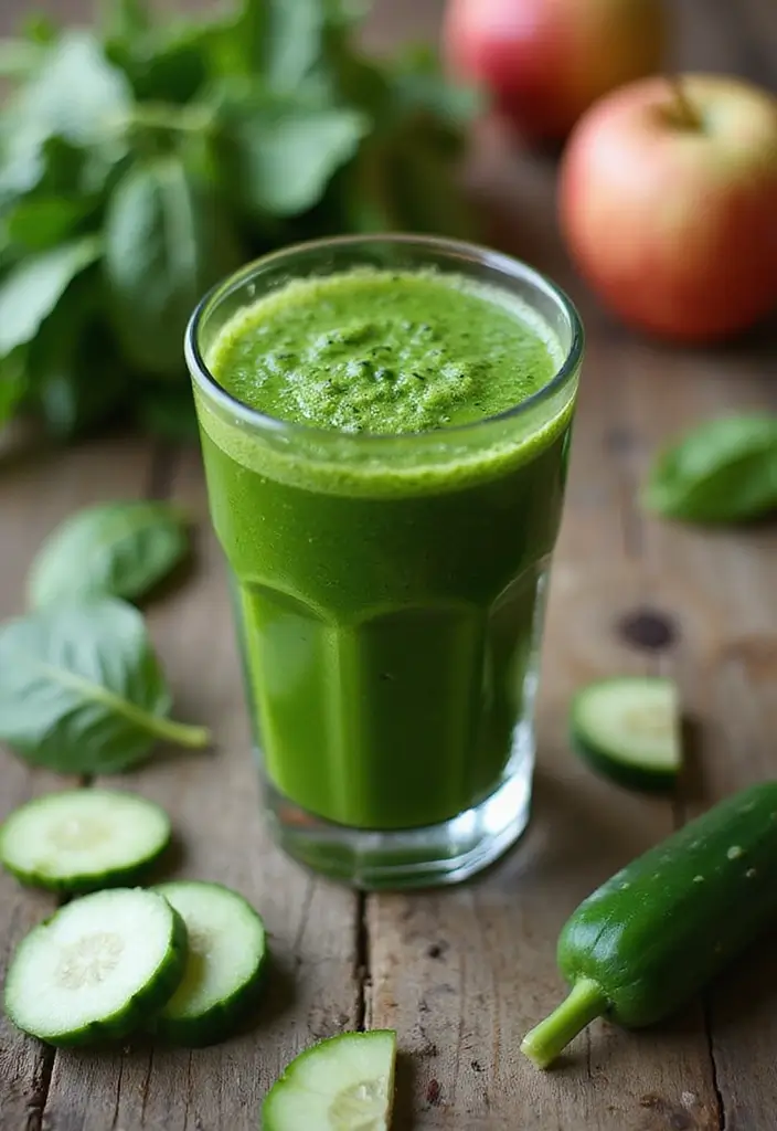 30 Mexican Green Juice Recipes for a Healthy Boost 1 30 Mexican Green Juice Recipes for a Healthy Boost - 1. Classic Green Detox Juice