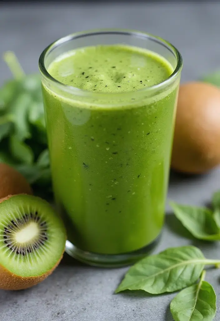 30 Mexican Green Juice Recipes for a Healthy Boost 82 30 Mexican Green Juice Recipes for a Healthy Boost - 14. Spinach Kiwi Juice