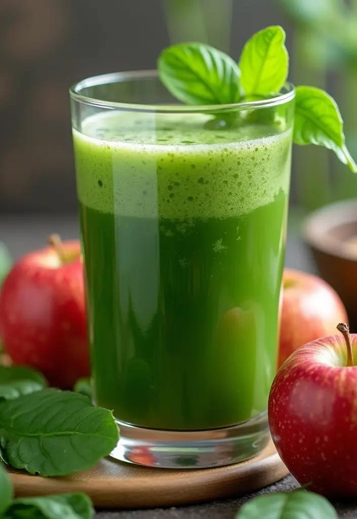 30 Mexican Green Juice Recipes for a Healthy Boost 94 30 Mexican Green Juice Recipes for a Healthy Boost - 16. Spinach Apple Juice