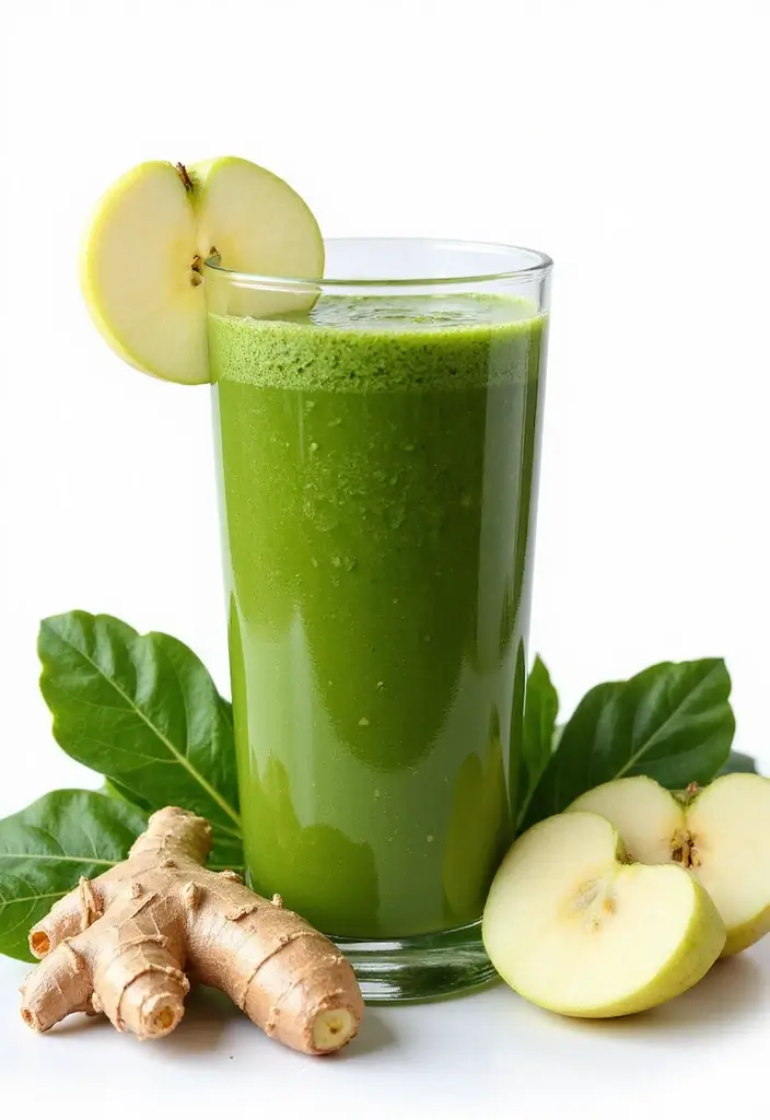 30 Mexican Green Juice Recipes for a Healthy Boost 136 30 Mexican Green Juice Recipes for a Healthy Boost - 24. Ginger Spinach Juice
