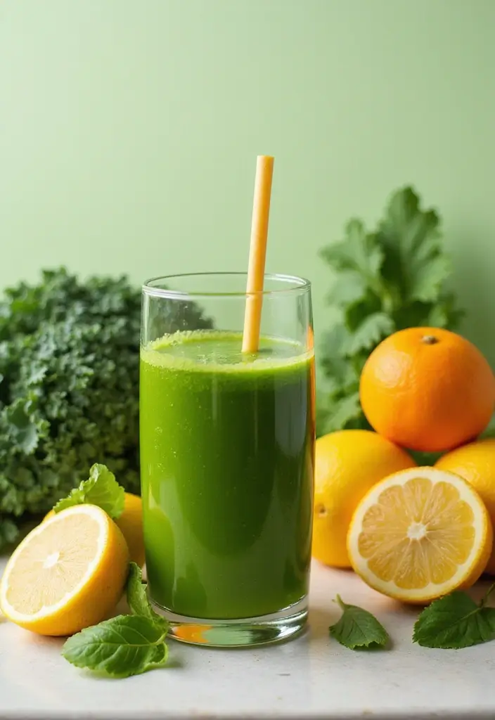 30 Mexican Green Juice Recipes for a Healthy Boost 20 30 Mexican Green Juice Recipes for a Healthy Boost - 4. Zesty Green Citrus Juice