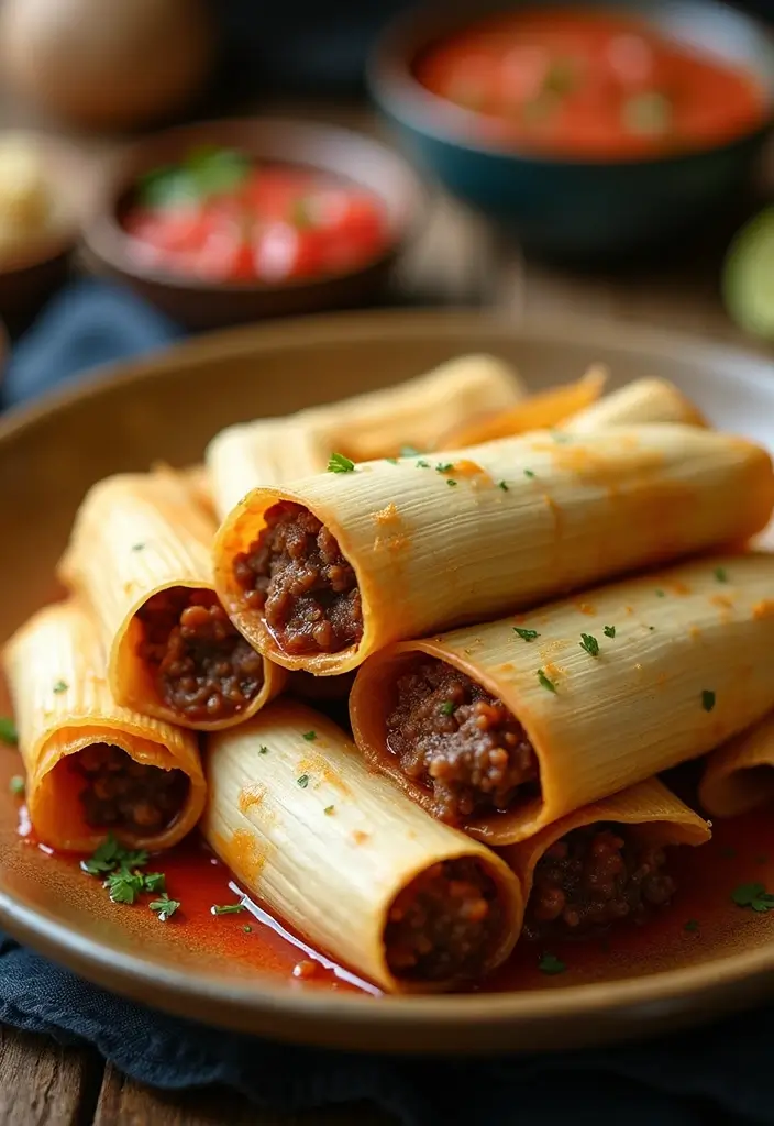 30+ Mexican Ground Beef Recipes for Easy Family Dinners - 11. Beef Tamales