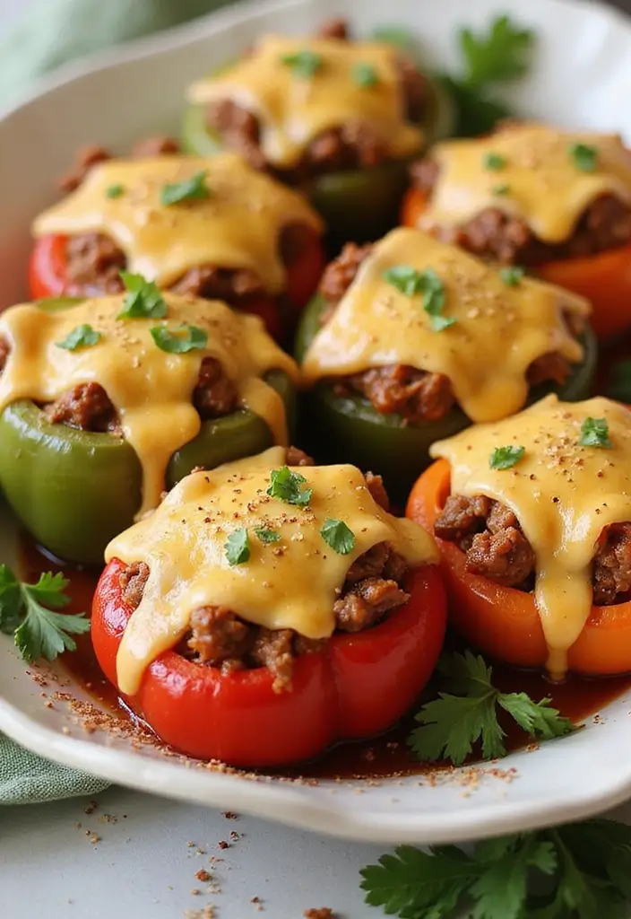 30+ Mexican Ground Beef Recipes for Easy Family Dinners - 6. Beef Stuffed Peppers