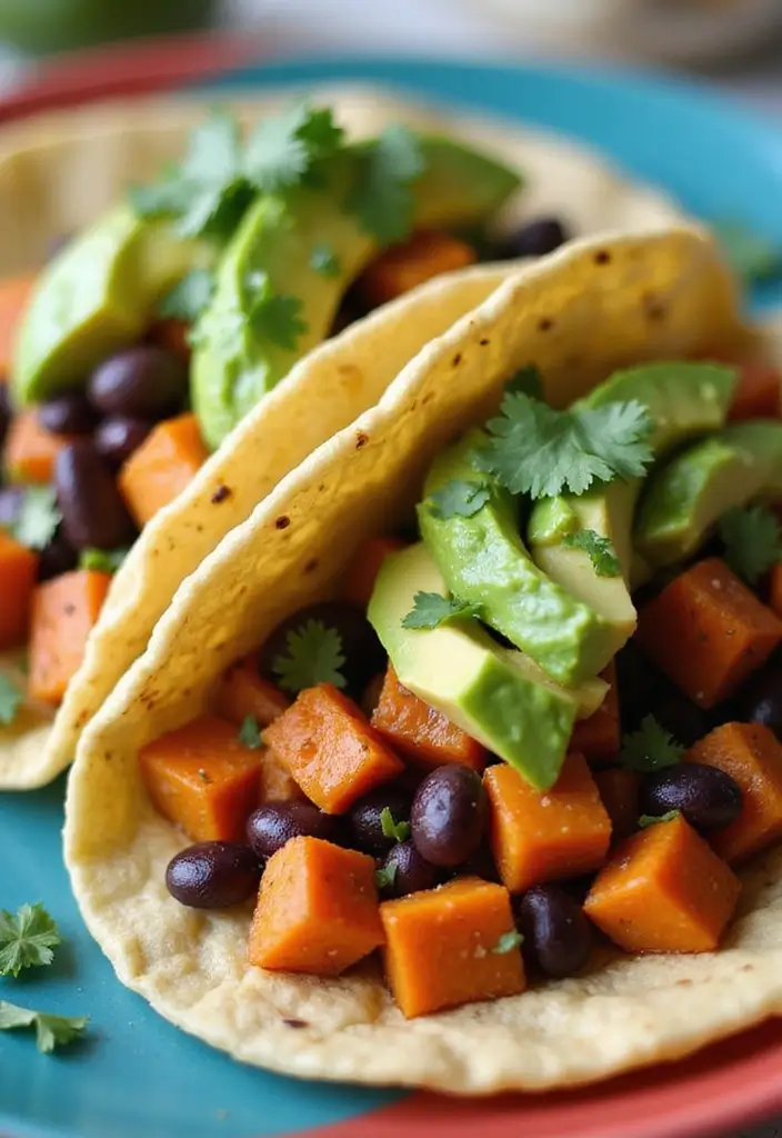 30 Mexican Recipes with Corn Tortillas You’ll Want to Try Tonight 126 30 Mexican Recipes with Corn Tortillas You’ll Want to Try Tonight - 22. Sweet Potato and Black Bean Tacos