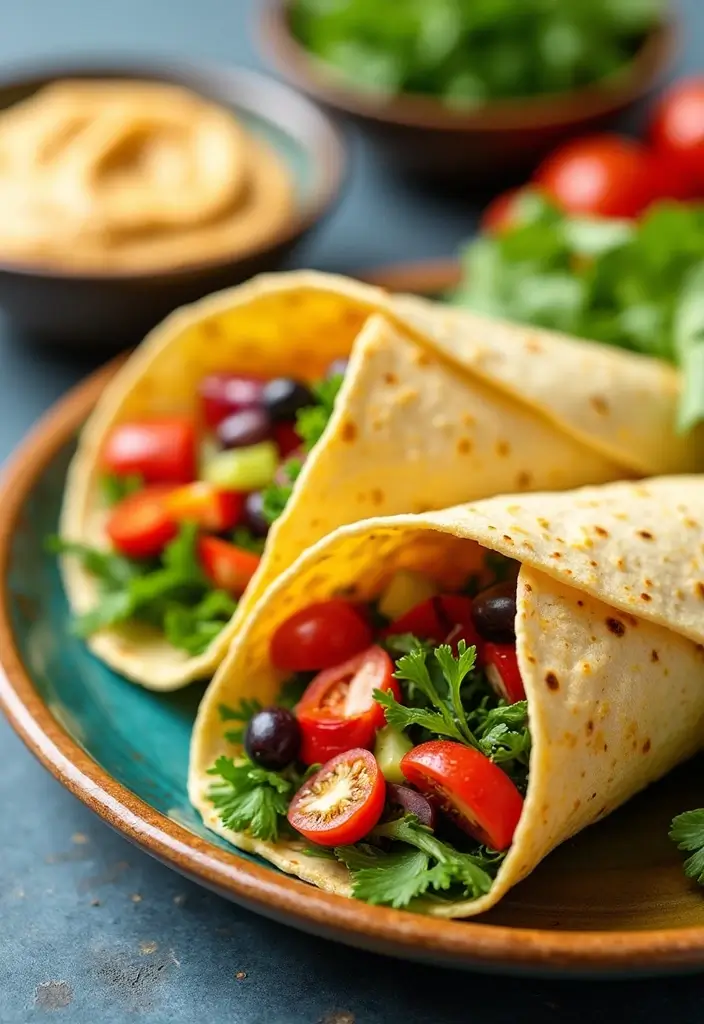 30 Mexican Recipes with Corn Tortillas You’ll Want to Try Tonight 157 30 Mexican Recipes with Corn Tortillas You’ll Want to Try Tonight - 27. Corn Tortilla Wrap with Hummus