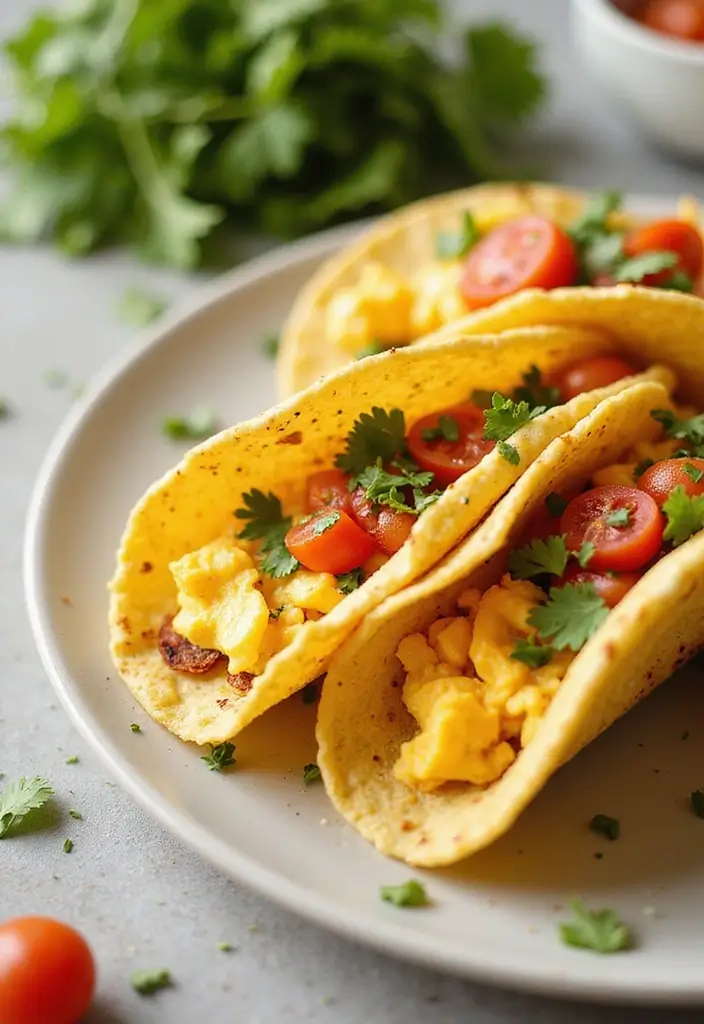 30 Mexican Recipes with Corn Tortillas You’ll Want to Try Tonight 164 30 Mexican Recipes with Corn Tortillas You’ll Want to Try Tonight - 28. Corn Tortilla and Egg Breakfast Tacos