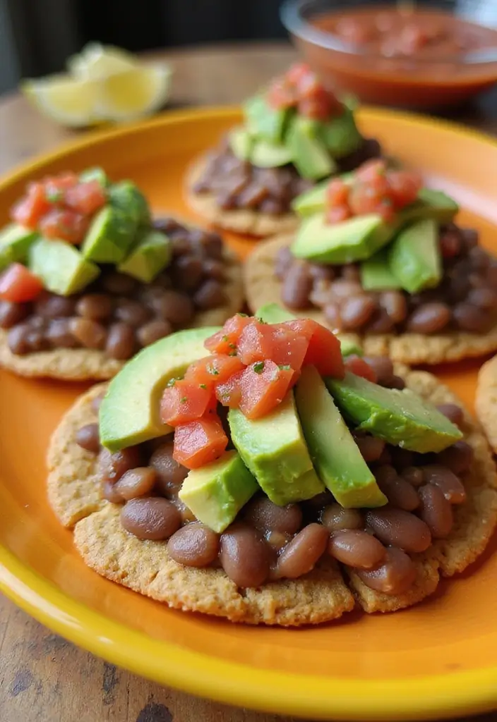 30 Mexican Recipes with Corn Tortillas You’ll Want to Try Tonight 9 30 Mexican Recipes with Corn Tortillas You’ll Want to Try Tonight - 3. Tostadas with Refried Beans