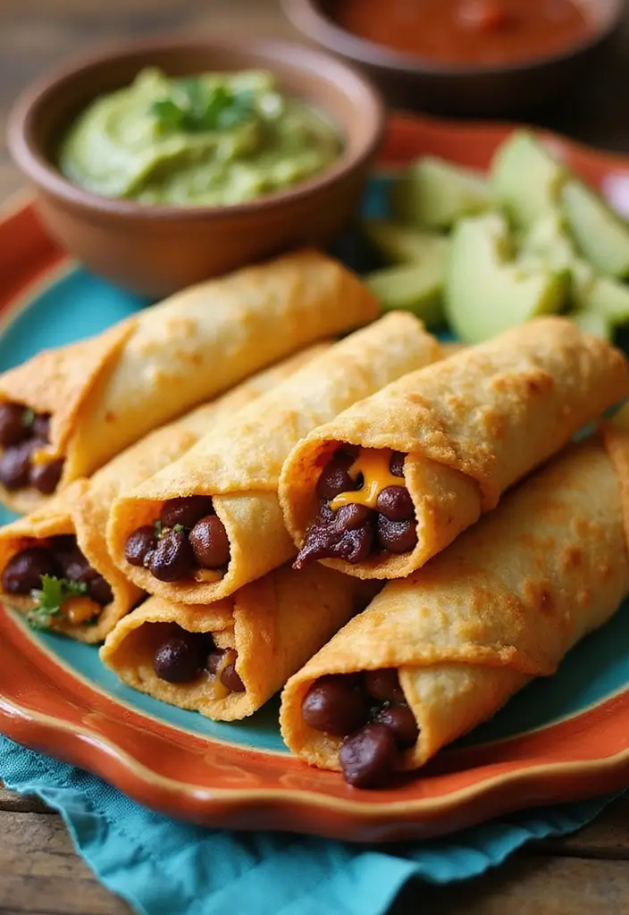 30 Mexican Recipes with Corn Tortillas You’ll Want to Try Tonight 176 30 Mexican Recipes with Corn Tortillas You’ll Want to Try Tonight - 30. Corn Tortilla and Bean Taquitos