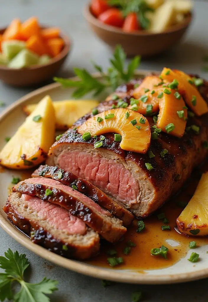 30 Mexican Sirloin Steak Recipes for Meat Lovers - 27. Teriyaki Pineapple Sirloin Steak