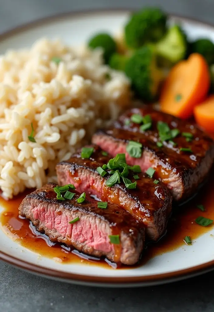 30 Mexican Sirloin Steak Recipes for Meat Lovers - 30. Garlic Soy Glazed Sirloin Steak