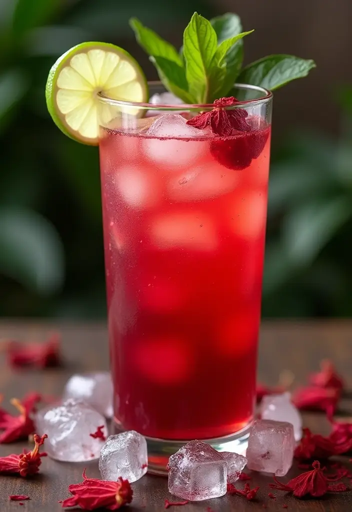 30 Non-Alcoholic Mexican Drink Recipes for Any Occasion - 1. Agua de Jamaica