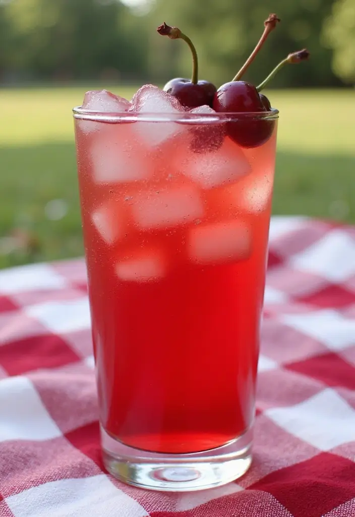 30 Non-Alcoholic Mexican Drink Recipes for Any Occasion - 12. Cherry Agua Fresca