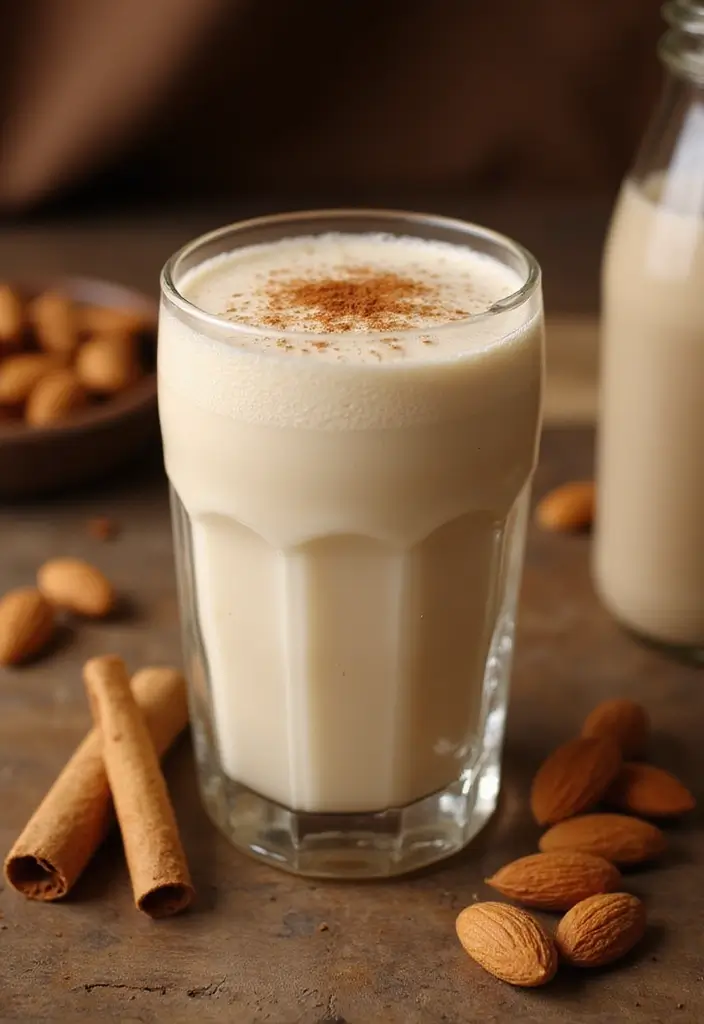 30 Non-Alcoholic Mexican Drink Recipes for Any Occasion - 19. Almond Horchata