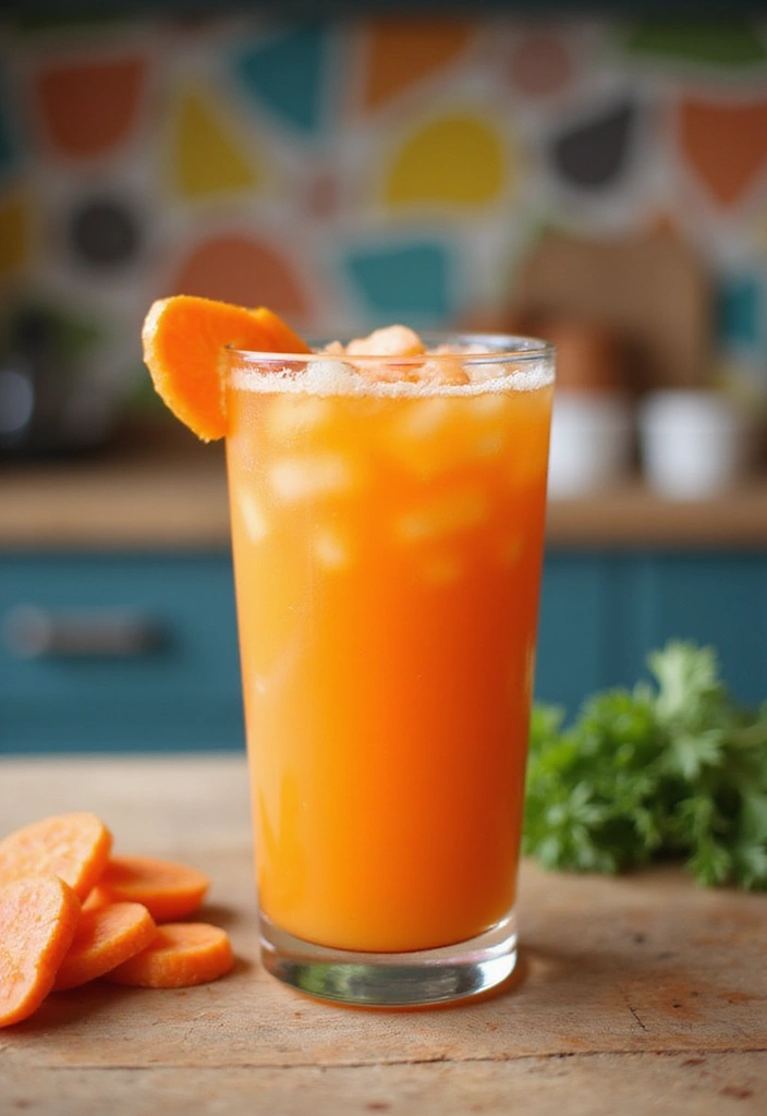 30 Non-Alcoholic Mexican Drink Recipes for Any Occasion - 27. Carrot Ginger Agua Fresca