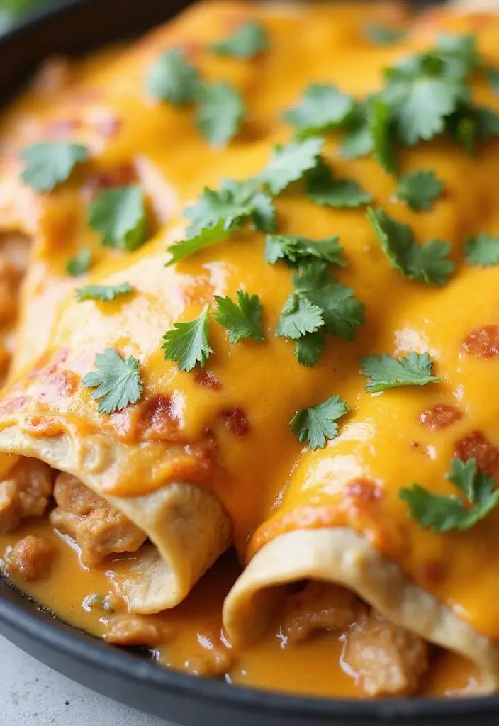 30 Recipes Using Mexican Crema for Rich Flavor - 1. Creamy Chicken Enchiladas