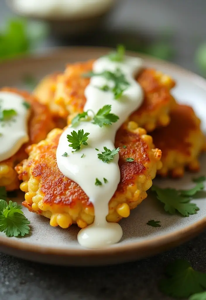 30 Recipes Using Mexican Crema for Rich Flavor - 14. Creamy Corn Fritters with Mexican Crema