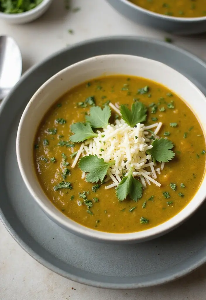 30 Recipes Using Mexican Crema for Rich Flavor - 18. Creamy Poblano Soup with Crema