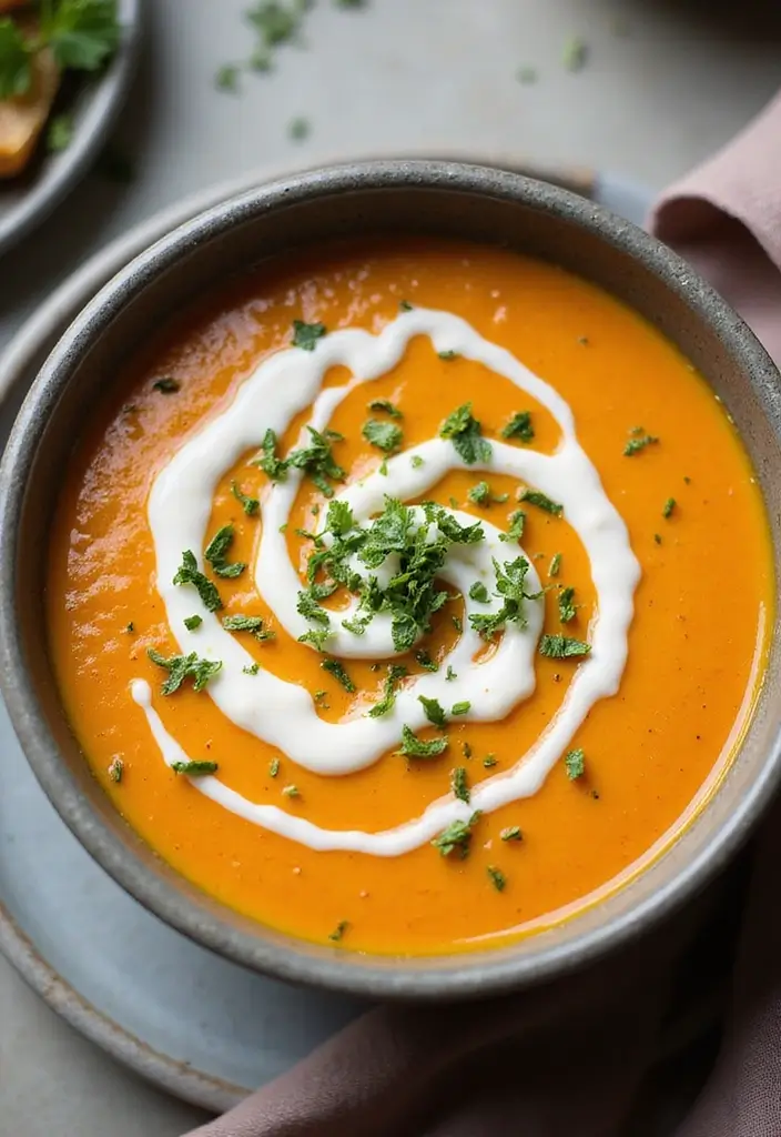 30 Recipes Using Mexican Crema for Rich Flavor - 21. Creamy Sweet Potato Soup