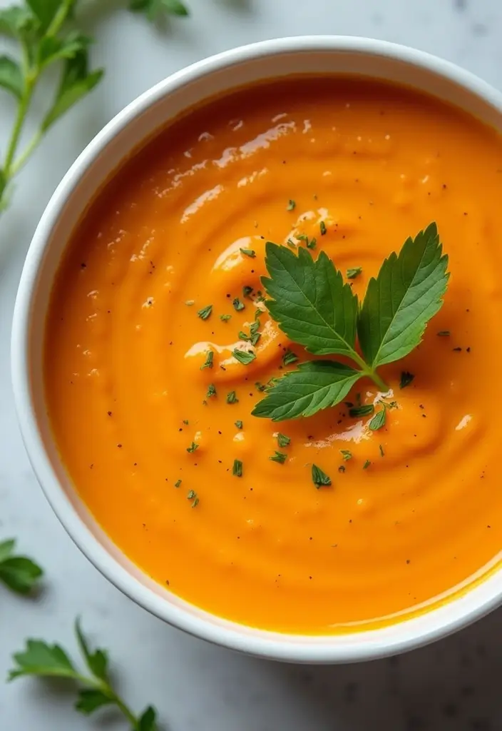 30 Recipes Using Mexican Crema for Rich Flavor - 29. Creamy Carrot Soup