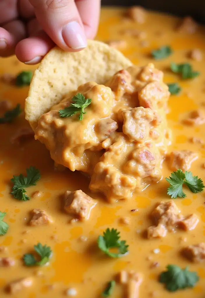 30 Recipes Using Mexican Crema for Rich Flavor - 6. Creamy Chorizo Queso Dip