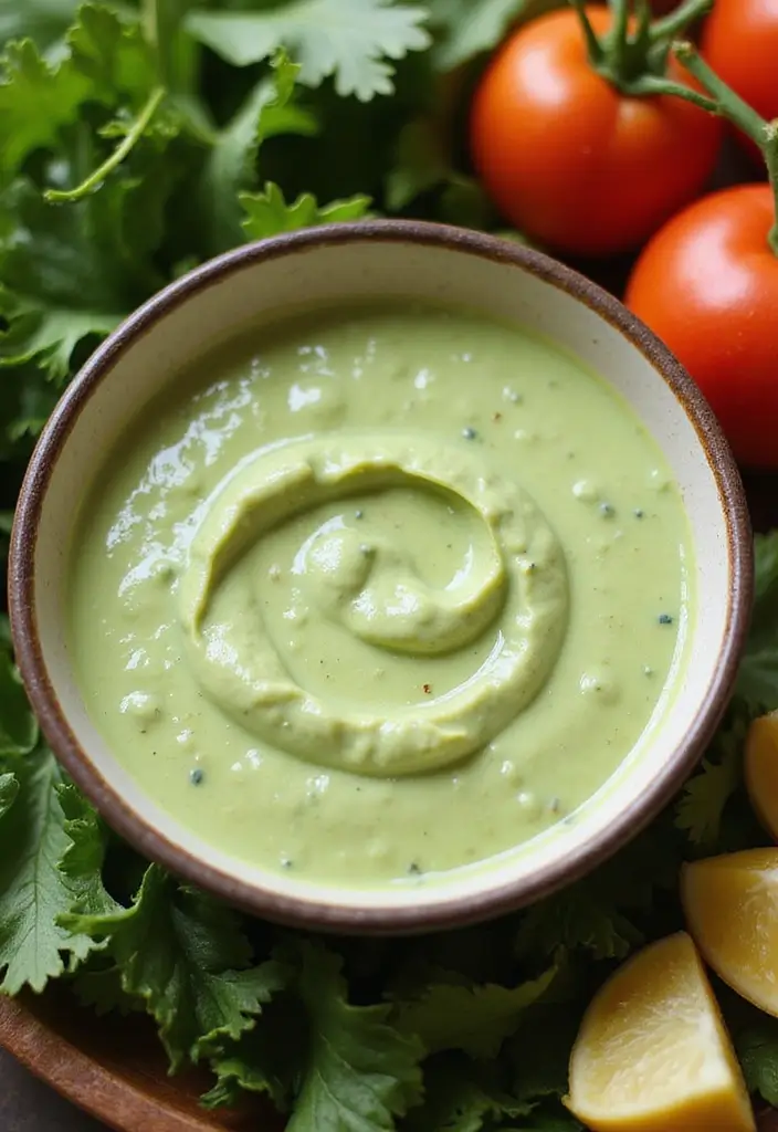 30 Recipes Using Mexican Crema for Rich Flavor - 8. Creamy Avocado Dressing