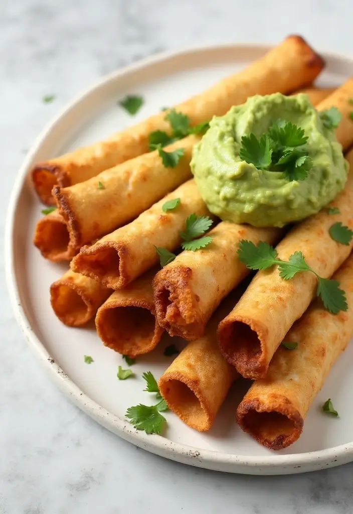 30 Whole30 Mexican Recipes That Are Clean and Delicious 74 30 Whole30 Mexican Recipes That Are Clean and Delicious - 14. Whole30 Taquitos with Guacamole